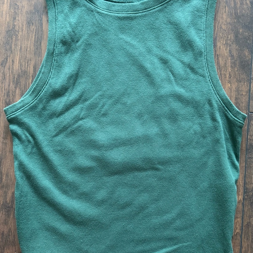 Hollister Forest Green High-Neck Tank
